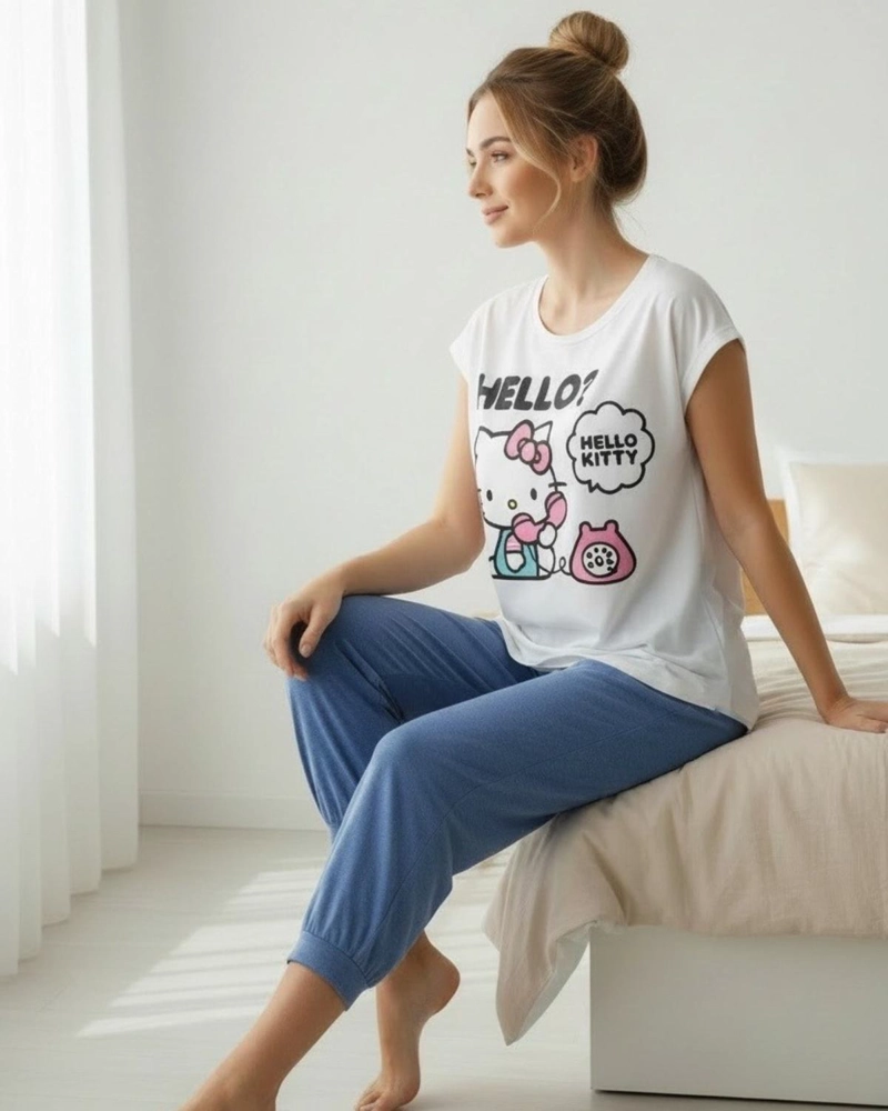 PIJAMA MUJER HELLO KITTY - 2