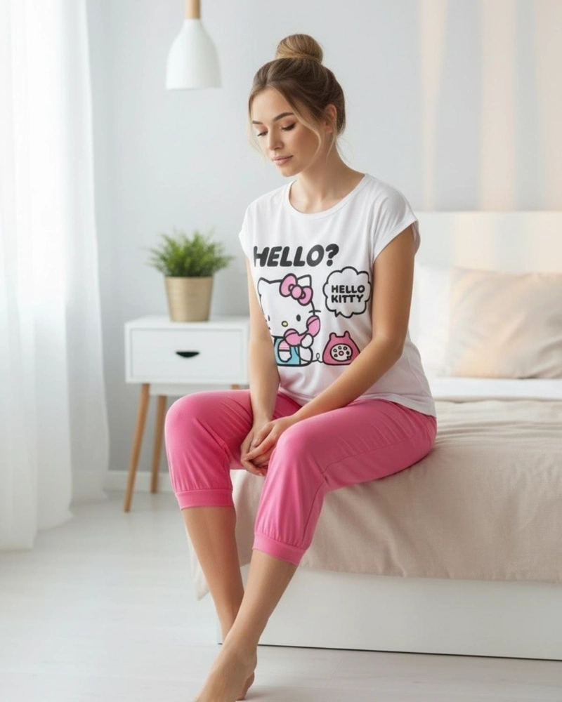 PIJAMA MUJER HELLO KITTY - 2