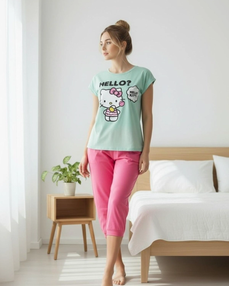 PIJAMA MUJER HELLO KITTY - 3