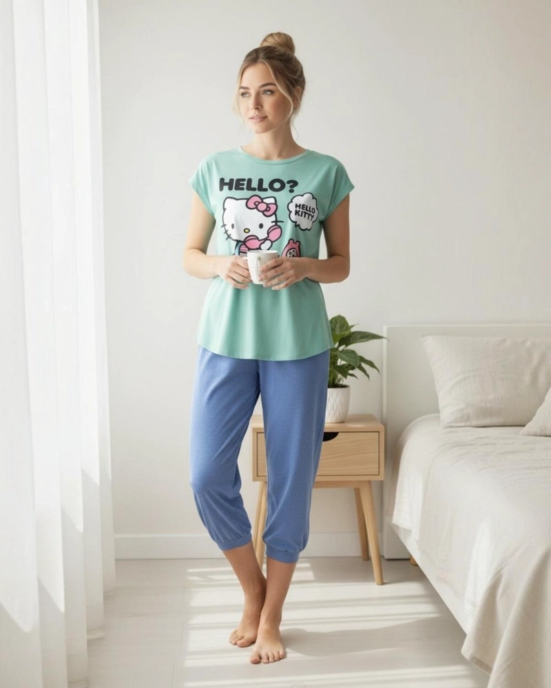 PIJAMA MUJER HELLO KITTY - 3