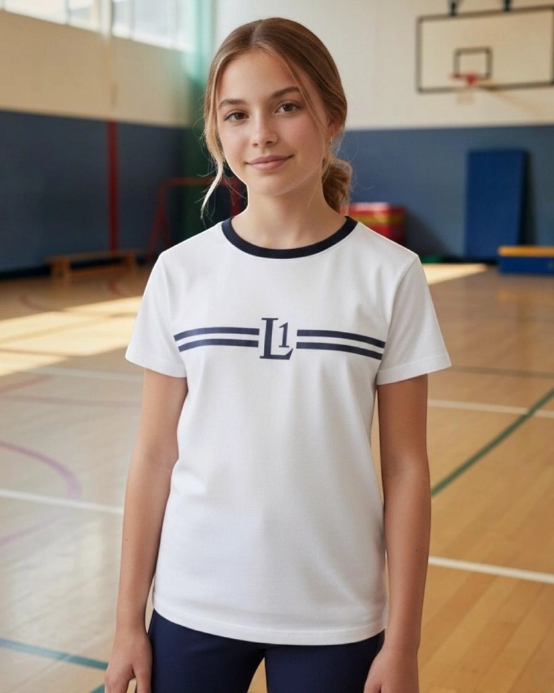 POLERA NIÑA DEPORTIVA LICEO 1 - 1