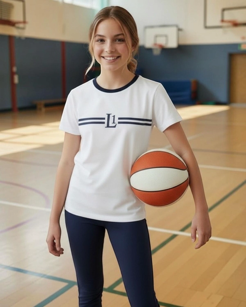 PACK 3 POLERAS NIÑA DEPORTIVA LICEO 1 - 2