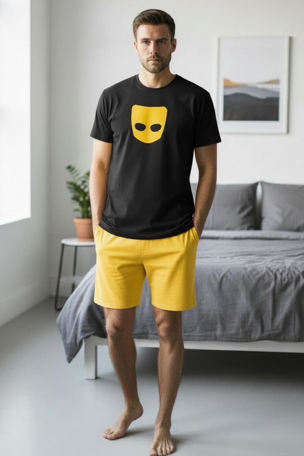 PIJAMA HOMBRE ESTAMPADO MASK - 1