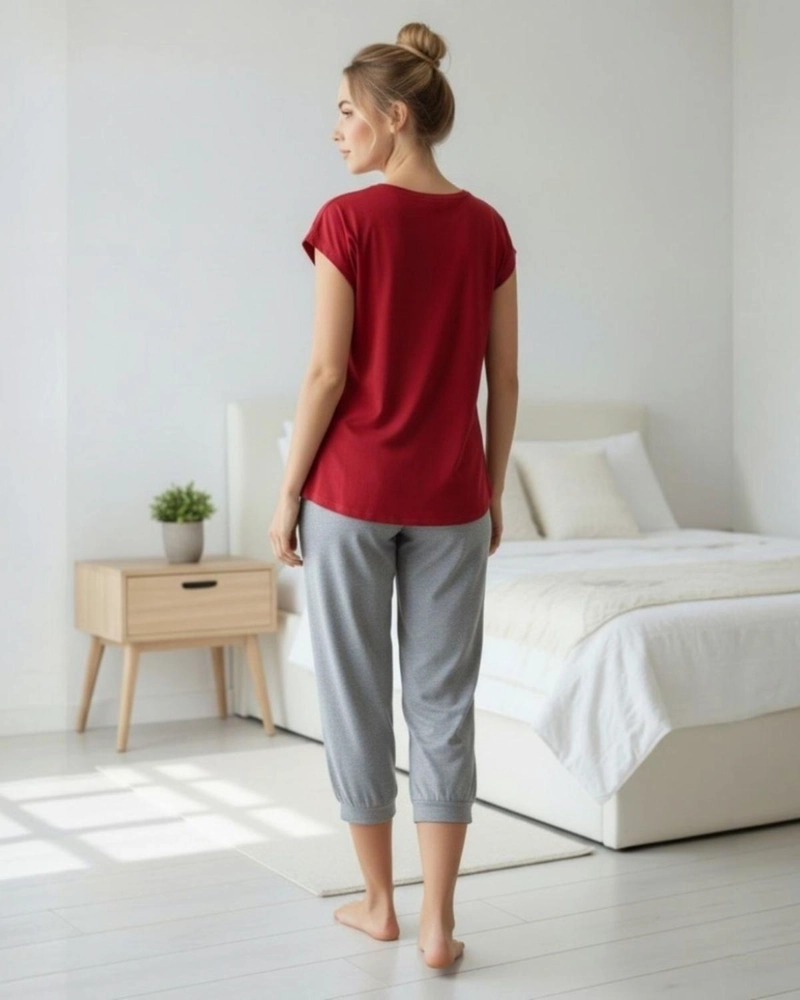 PIJAMA MUJER ALGODON ESTAMPADO SNAKE - 4
