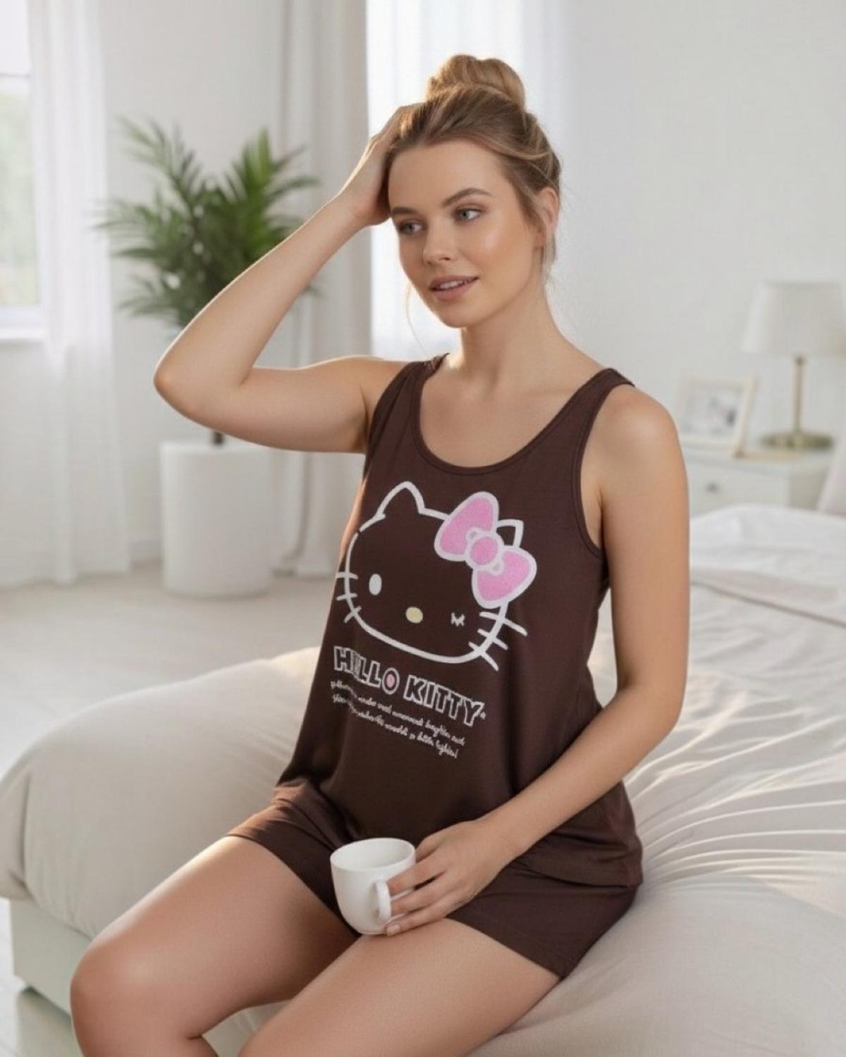 PIJAMA MUJER HELLO KITTY - 3