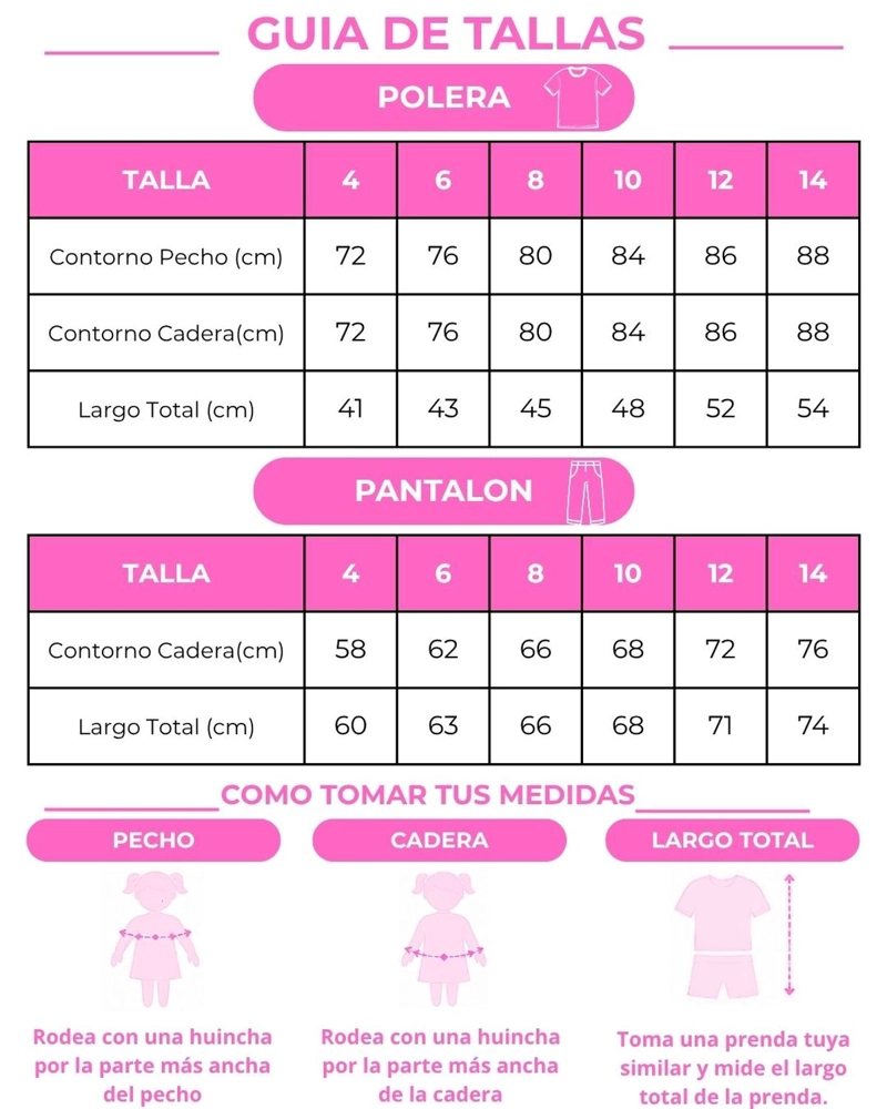 PIJAMA NIÑA ESTAMPADO CORAZON MARIPOSAS - 7