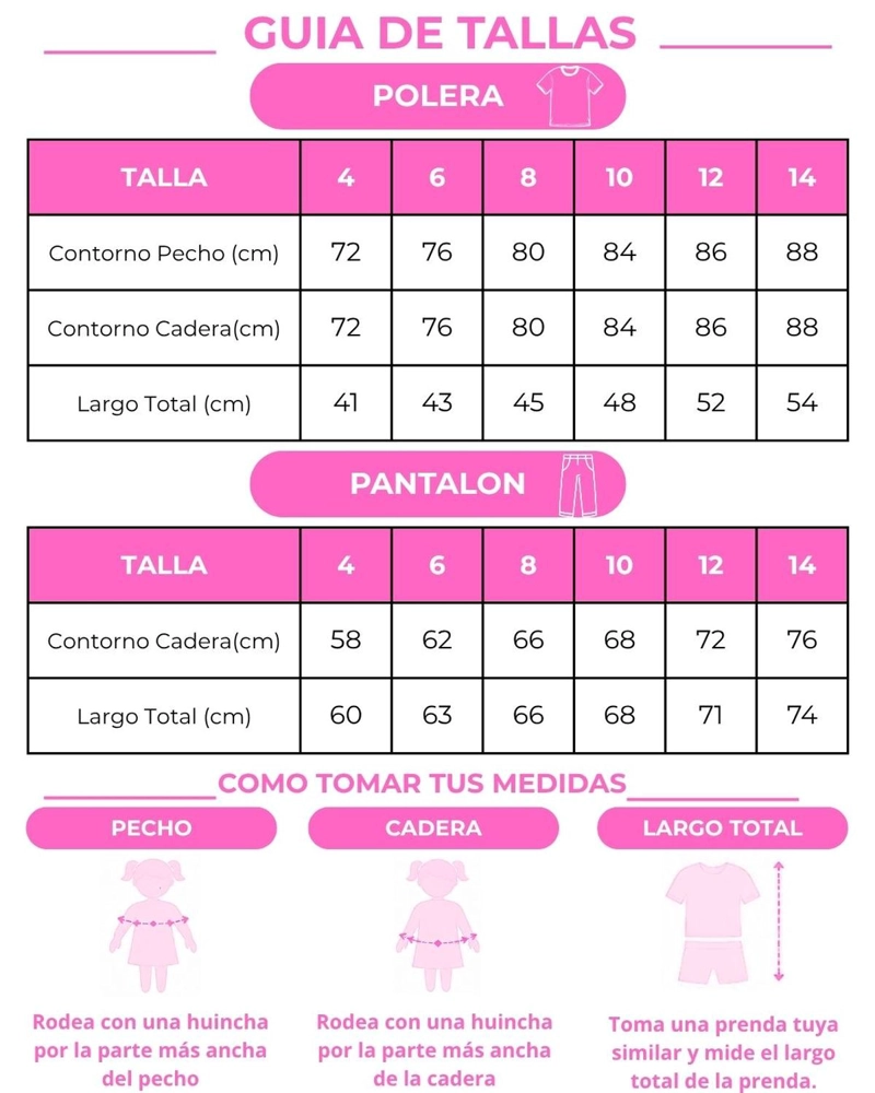 PIJAMA NIÑA ESTAMPADO CORAZON MARIPOSAS - 7