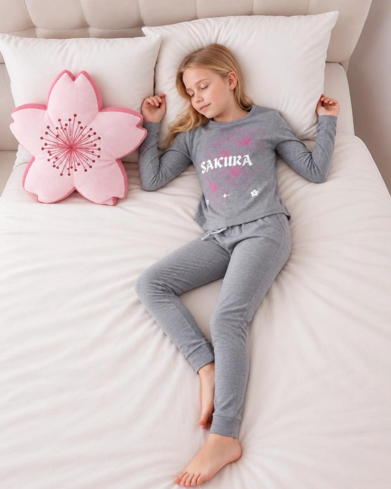 PIJAMA NIÑA ESTAMPADO SAKURA - 3