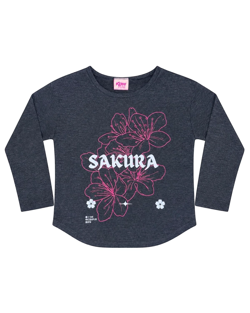 PIJAMA NIÑA ESTAMPADO SAKURA - 5