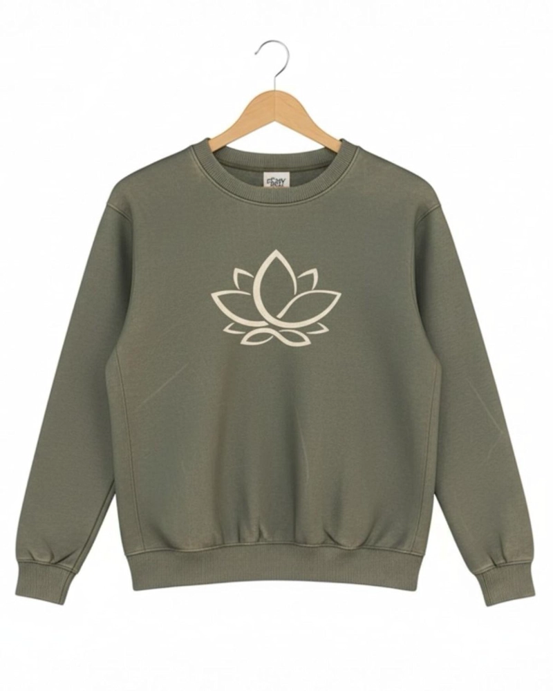 PIJAMA FRANELA MUJER ESTAMPADO FLOR DE LOTO VERDE - 6