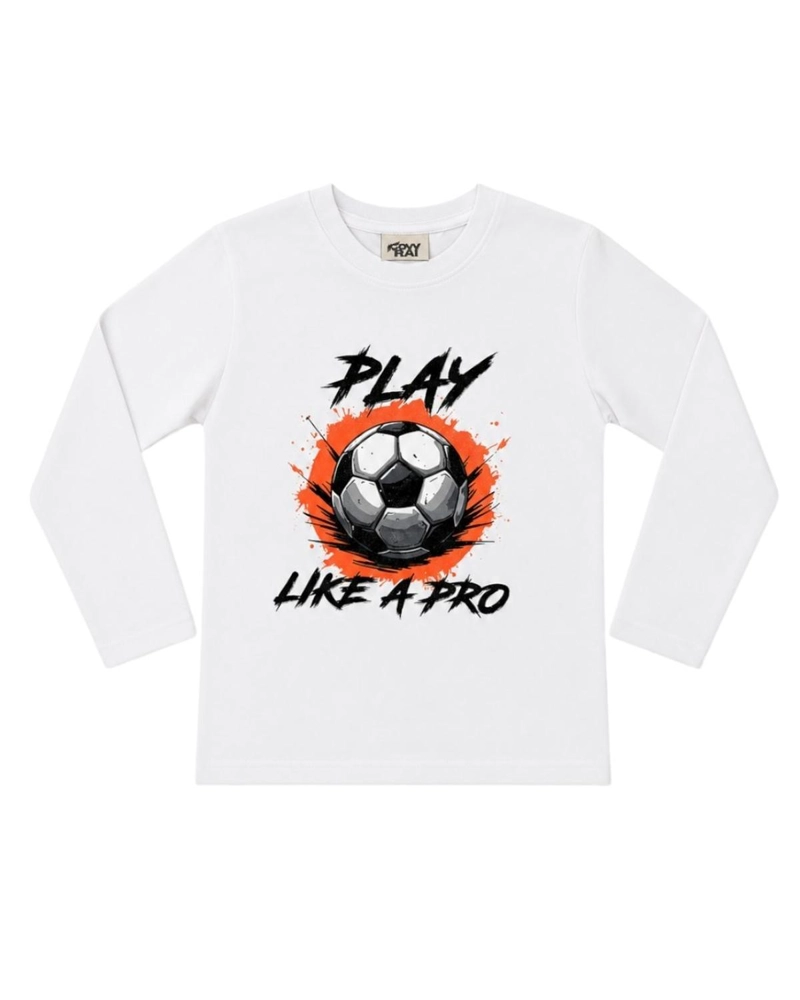 PIJAMA NIÑO ALGODON ESTAMPADO FOOTBALL BLANCO - 5