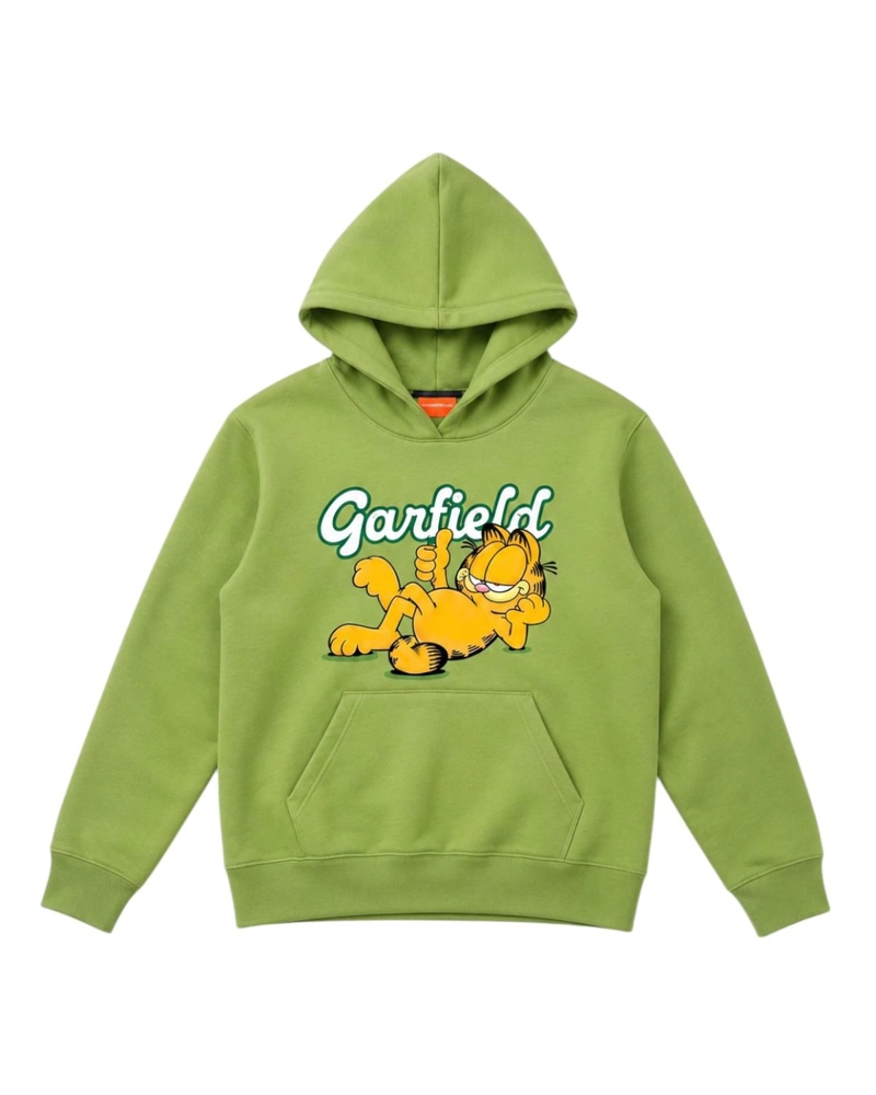 PIJAMA HOMBRE FRANELA ESTAMPADO GARFIELD VERDE - 5