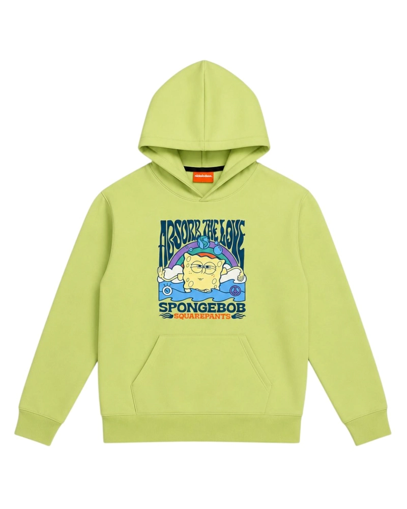 PIJAMA HOMBRE FRANELA ESTAMPADO BOB ESPONJA VERDE - 5