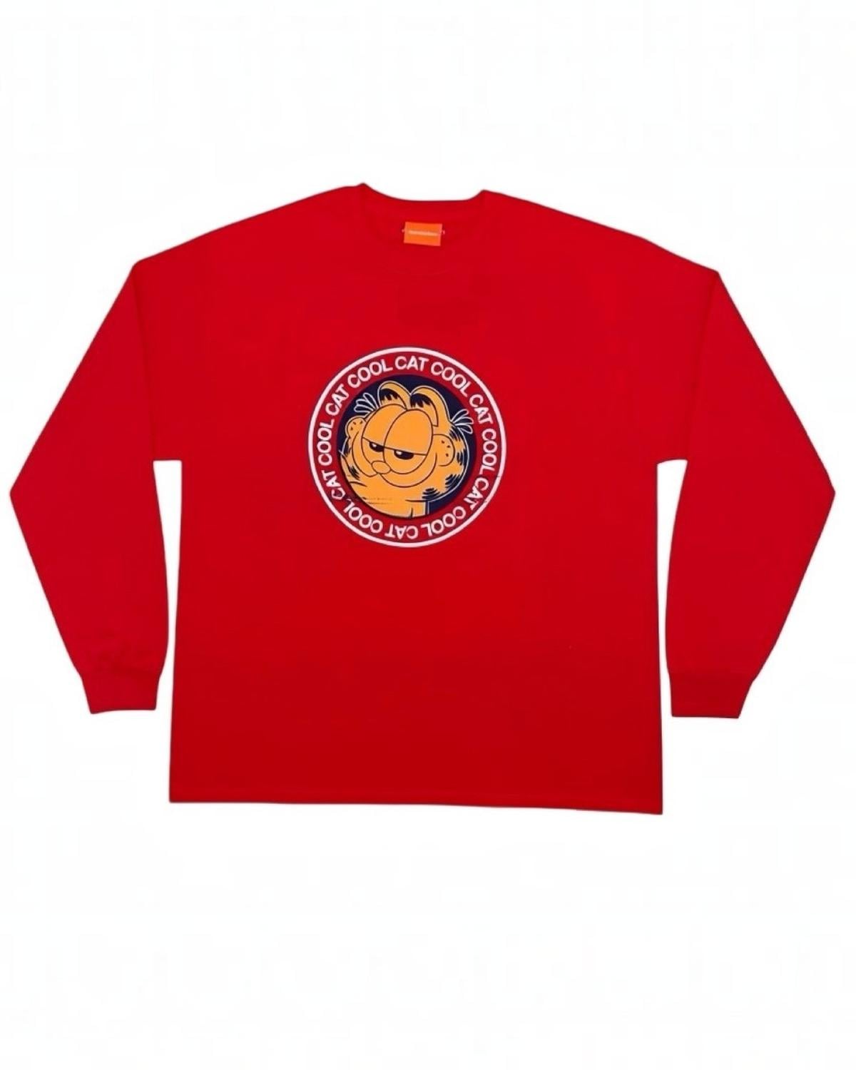 PIJAMA HOMBRE ALGODON ESTAMPADO GARFIELD ROJO - 5