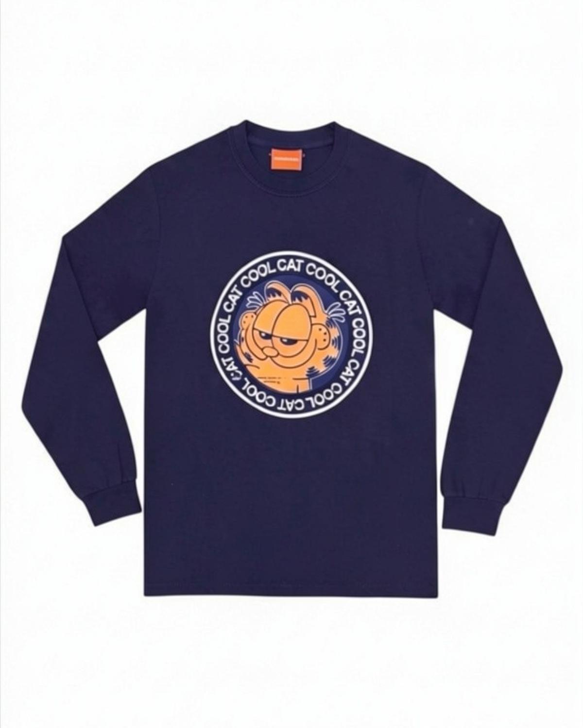 PIJAMA HOMBRE ALGODON ESTAMPADO GARFIELD AZUL - 5
