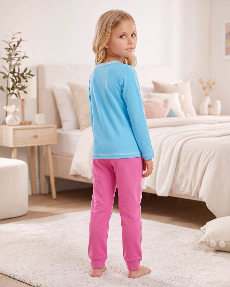 PIJAMA NIÑA HELLO KITTY TURQUESA - 4