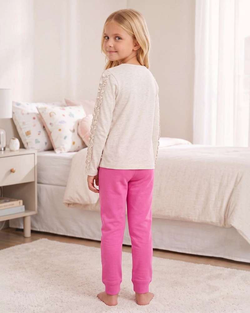 PIJAMA NIÑA HELLO KITTY BEIGE - 4