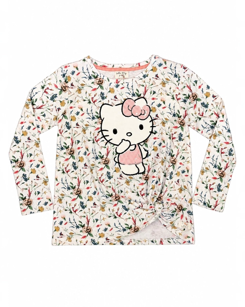 PIJAMA NIÑA HELLO KITTY FLORES - 5