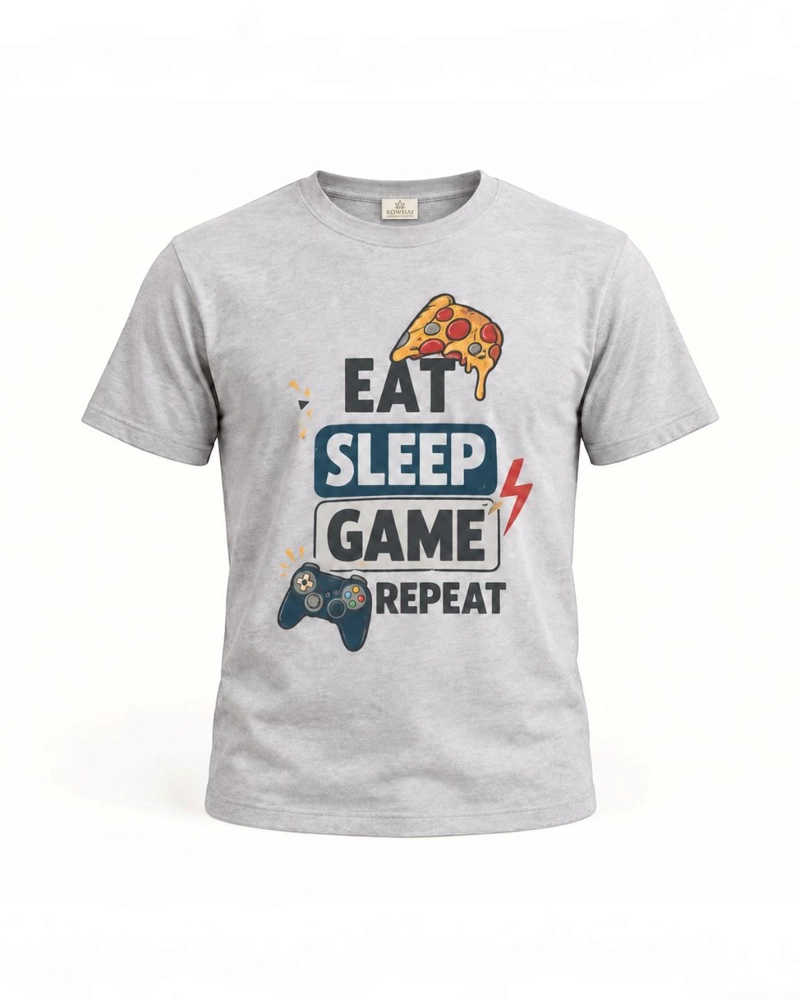 PIJAMA HOMBRE ESTAMPADO EAT SLEEP GAME - 6