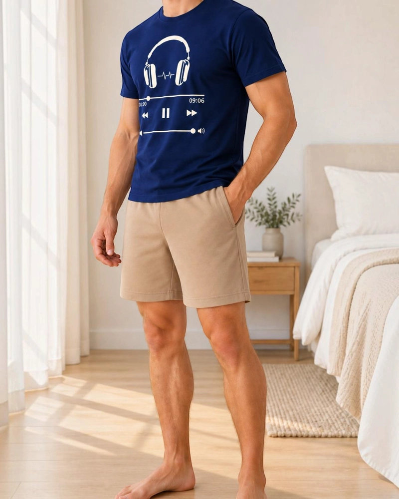 PIJAMA HOMBRE ESTAMPADO SOUND WAVE - 3