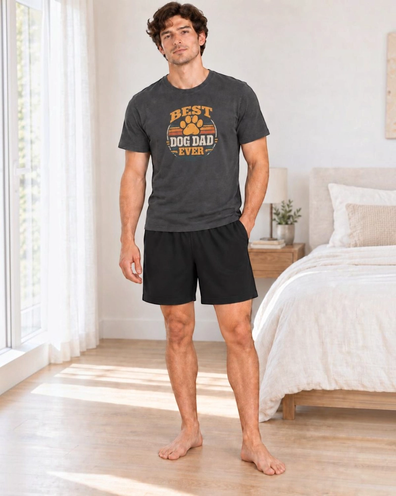 PIJAMA HOMBRE ESTAMPADO BEST DOG DAD - 1