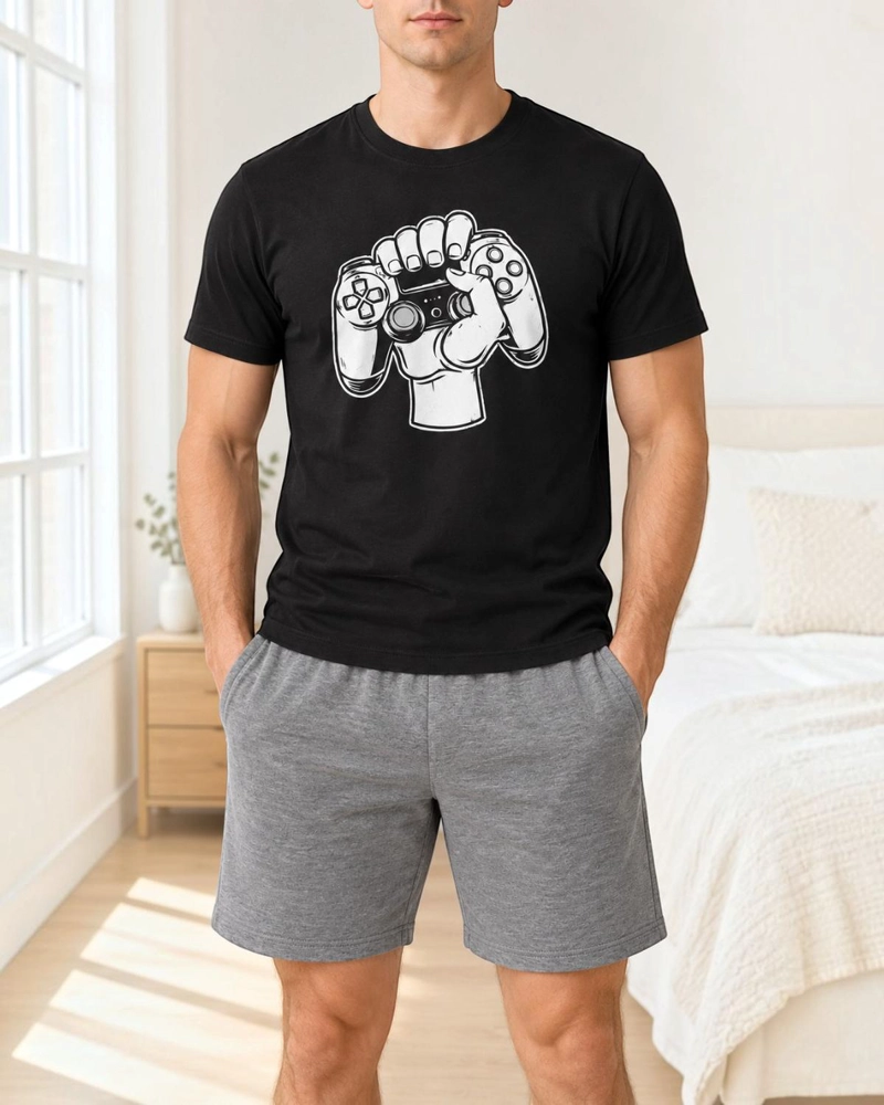 PIJAMA HOMBRE ESTAMPADO GAMER CONTROL - 2