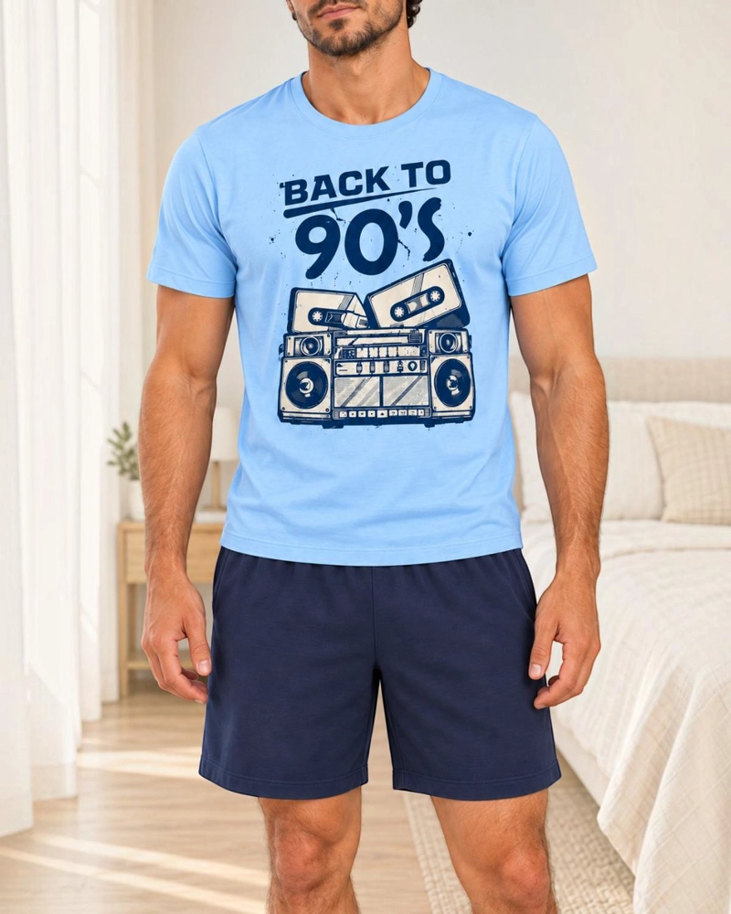 PIJAMA HOMBRE ESTAMPADO BACK TO 90S - 2