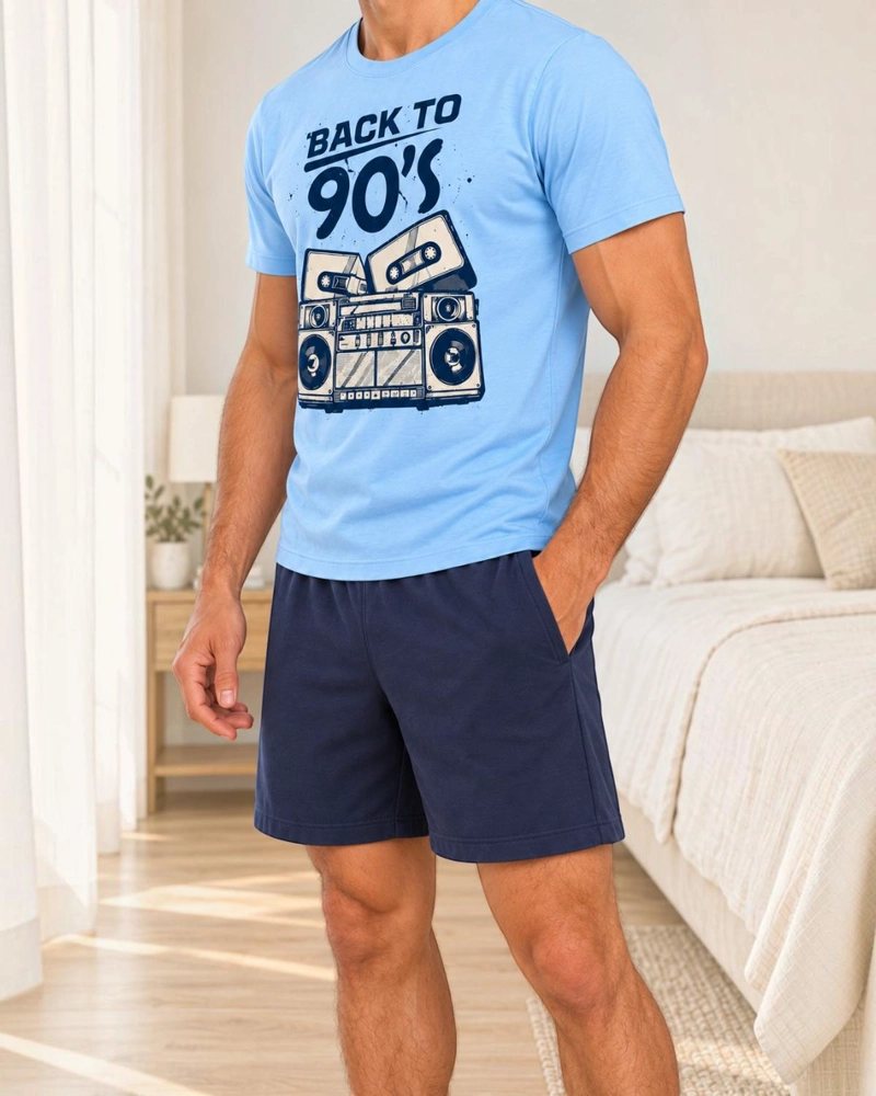 PIJAMA HOMBRE ESTAMPADO BACK TO 90S - 3