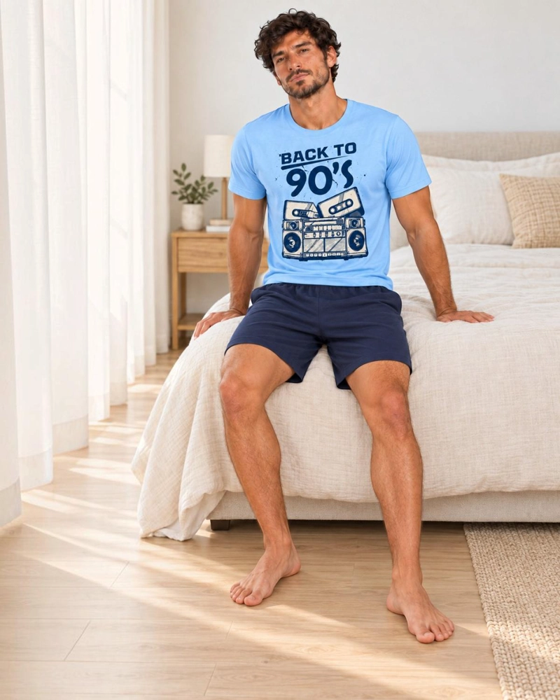 PIJAMA HOMBRE ESTAMPADO BACK TO 90S - 4