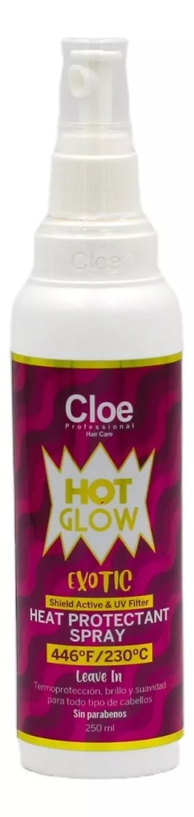 CLOE PROFESSIONAL HOT GLOW EXOTIC TERMO PROTECCION DE 250ML - 2