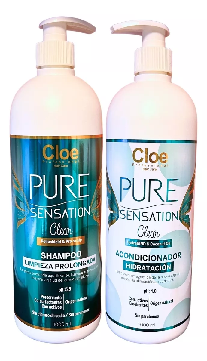 CLOE PURE SENSATION SET SIN SAL SIN PARABENOS 1000ML - 4