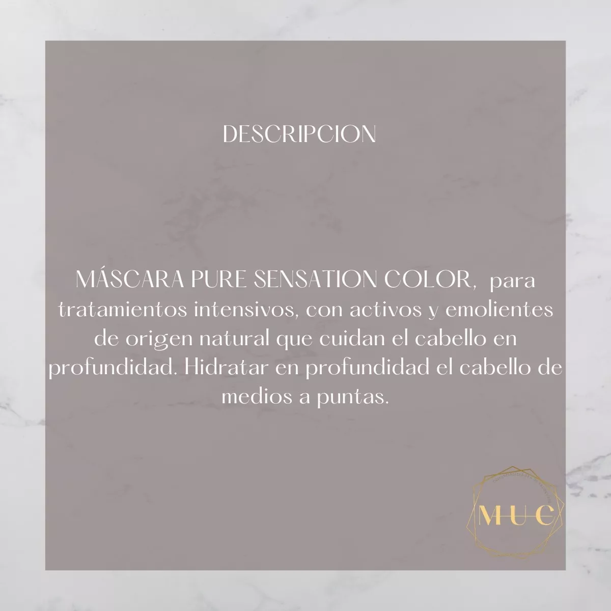 CLOE MASCARA DE HIDRATACION PROFUNDA PURE SENSATION CLEAR 270G - 2