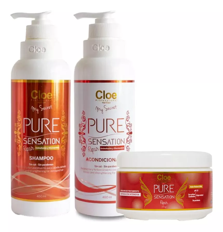 CLOE PURE SENSATION SET DE REPARACION CON MASCARA CHICO - 1