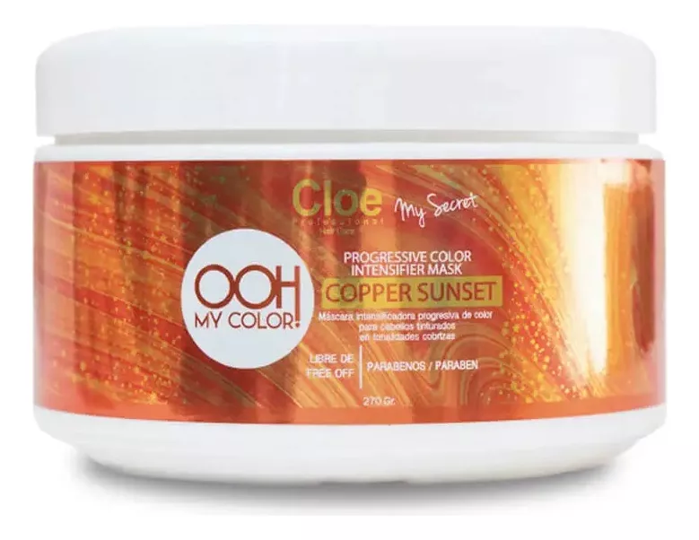 MASCARA CLOE INTENSIFICADORA COLOR CRAZY SUNSET COBRE 270 GR - 1
