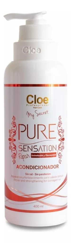 CLOE PURE SENSATION SET REPARA SIN SAL SIN PARABENOS 400ML - 3