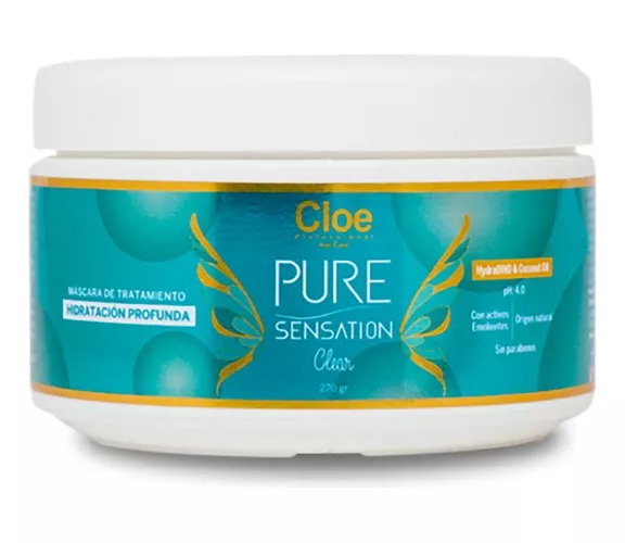 MASCARA CLOE HIDRANTANTE SIN PARABENOS PURE SENSATION 270GR - 1