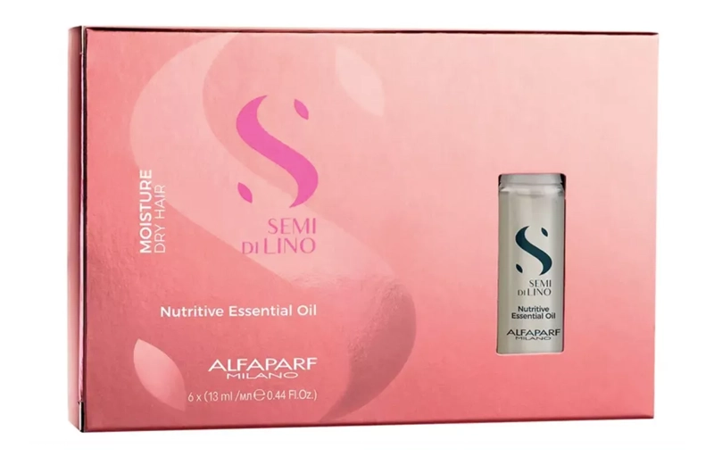6 AMPOLLAS SEMI DI LINO ALFAPARF NUTRICION CABELLO SECO - 2