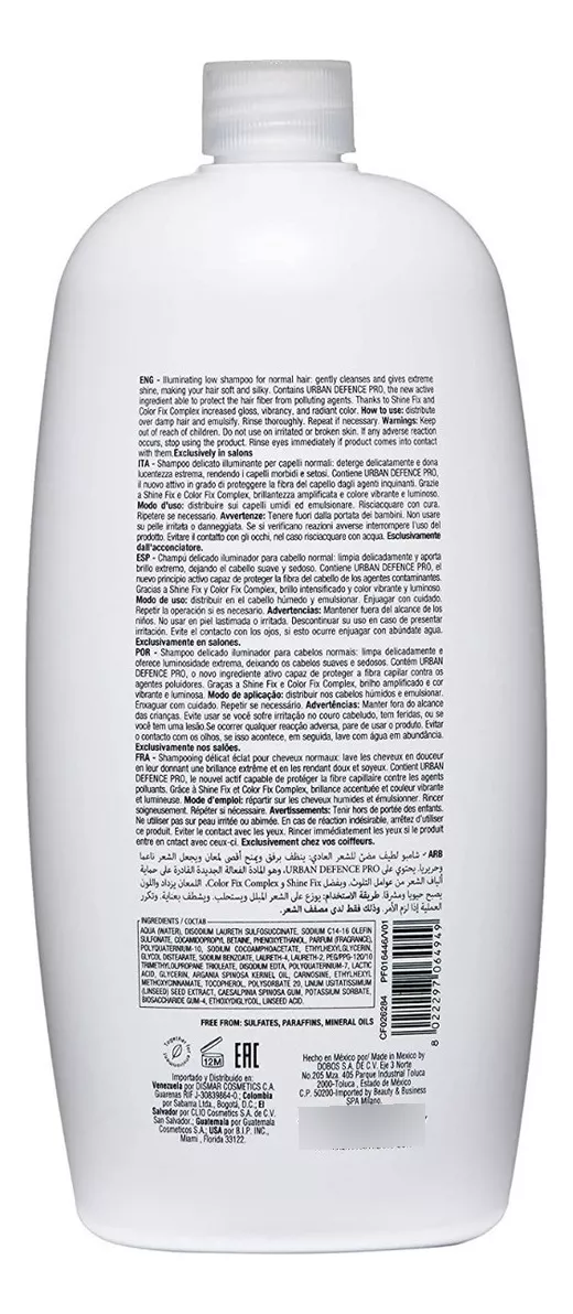 SHAMPOO ALFAPARF ILLUMINATING LOW 1000 ML PODER Y BRILLO - 2