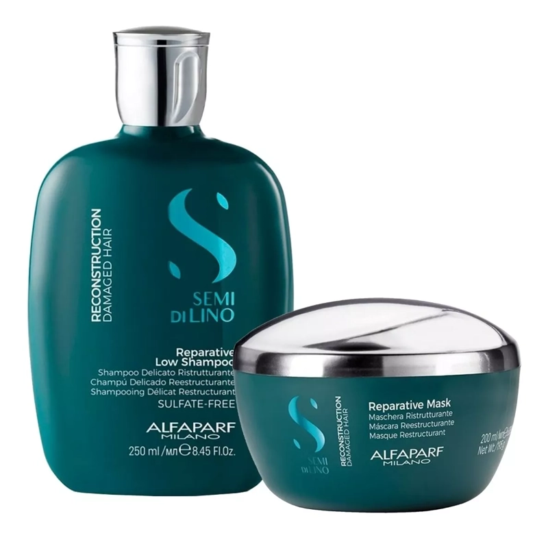 SHAMPOO SEMI DI LINO RECONSTRUCCION ALFAPARF 250 ML - 2