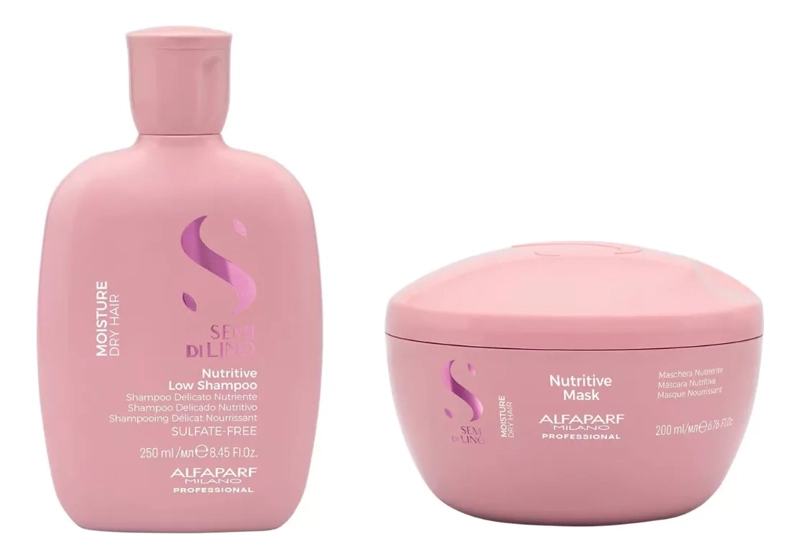 SHAMPOO Y MASCARA NUTRICION ALFAPARF 200 Y 250 G - 2