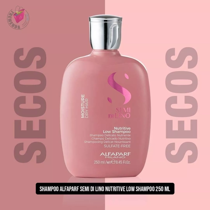 NUTRITIVE LOW SHAMPOO ALFAPARF LIBRE DE SULFATO SEMI DI LINO 250 ML - 2