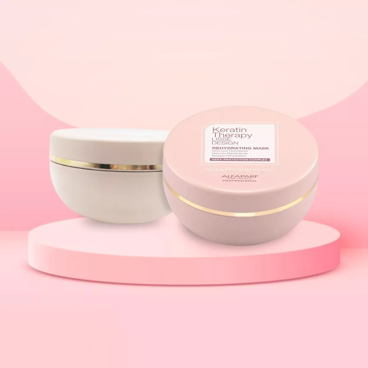 ALFAPARF KERATIN THERAPY LISSE DESIGN REHYDRATING MASK 200ML - 2