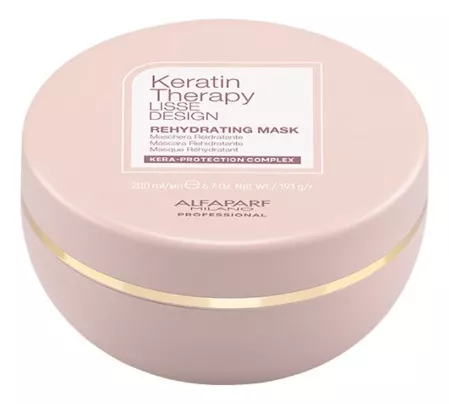 ALFAPARF KERATIN THERAPY LISSE DESIGN REHYDRATING MASK 200ML - 3