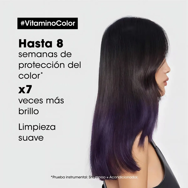 SHAMPOO VITAMINO COLOR PROTECCION CABELLO CON COLOR LOREAL PROFESSIONNEL 300ML - 4