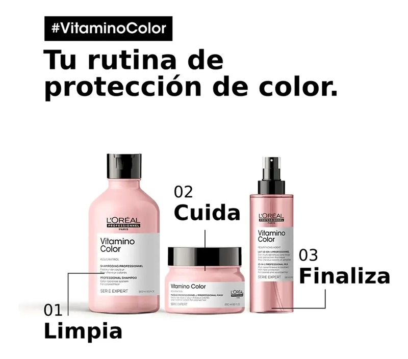 VITAMINO COLOR MASCARA TRATAMIENTO CUIDADO COLOR 500 ML - 2