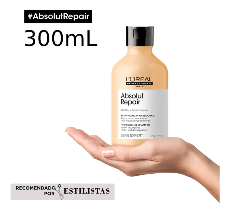 ABSOLUT REPAIR SHAMPOO PARA EL CABELLO DAÑADO DE 500 ML - 2