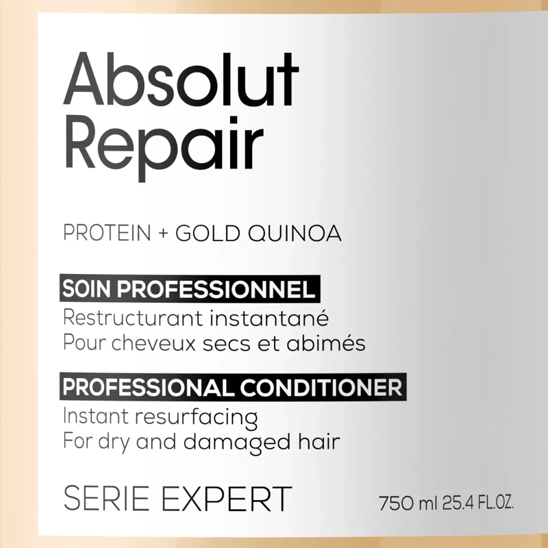 ABSOLUT REPAIR ACONDICIONADOR PARA CABELLO DAÑADO 750 ML - 4