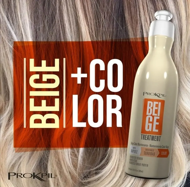 TRATAMIENTO MATIZADOR PROKPIL COLOR BEIGE DE 300 ML - 2