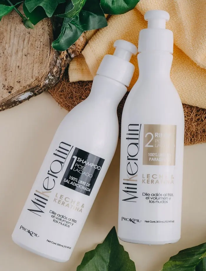 SHAMPOO POST ALISADO SIN SAL MILKERATIN - 3