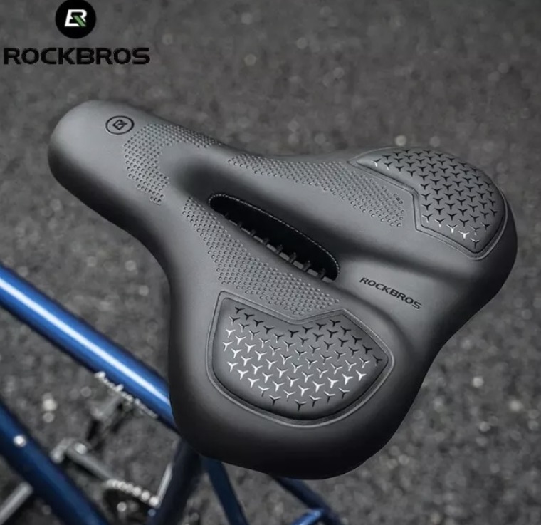 SILLÍN BICICLETA ROCKBROS ANCHO ESPUMA VISCOELASTICA - 3